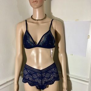 Victoria’s Secret Blue Lace Set